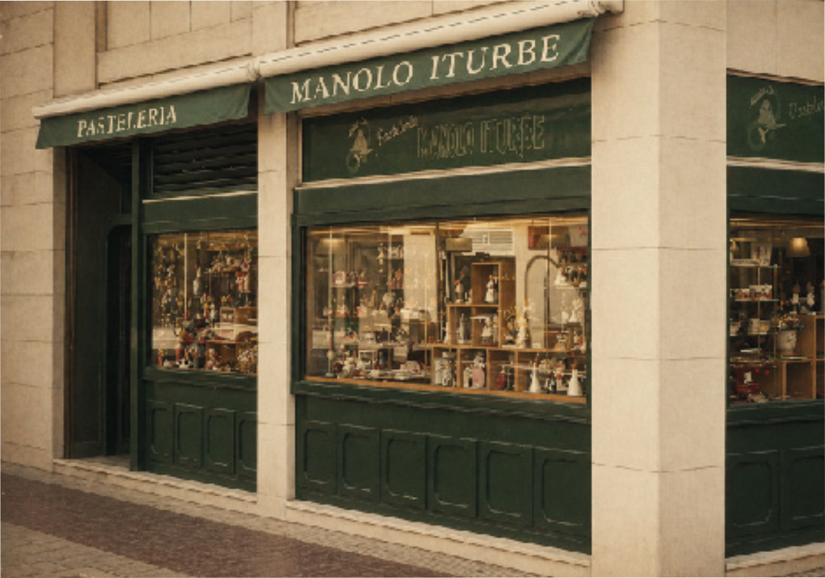 Fachada de Pastelería Iturbe en Logroño